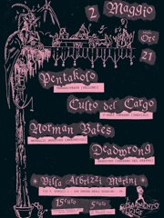 CULTO DEL CARGO - D-beat crust hc band from Italy (TV/VI/TN) - Gig flyer 02/05/26